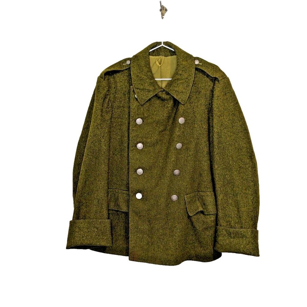 Authentic Antique Great War WW1 Era Swiss (Neuchatel) Army Medic Uniform Peacoat